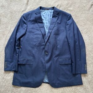 J Hilburn Vitale Barberis Canonico 1663 Italian Wool Blazer 48R‎